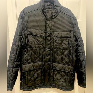 Men’s lightweight quilted black puffer jacket Andrew Marc size Large